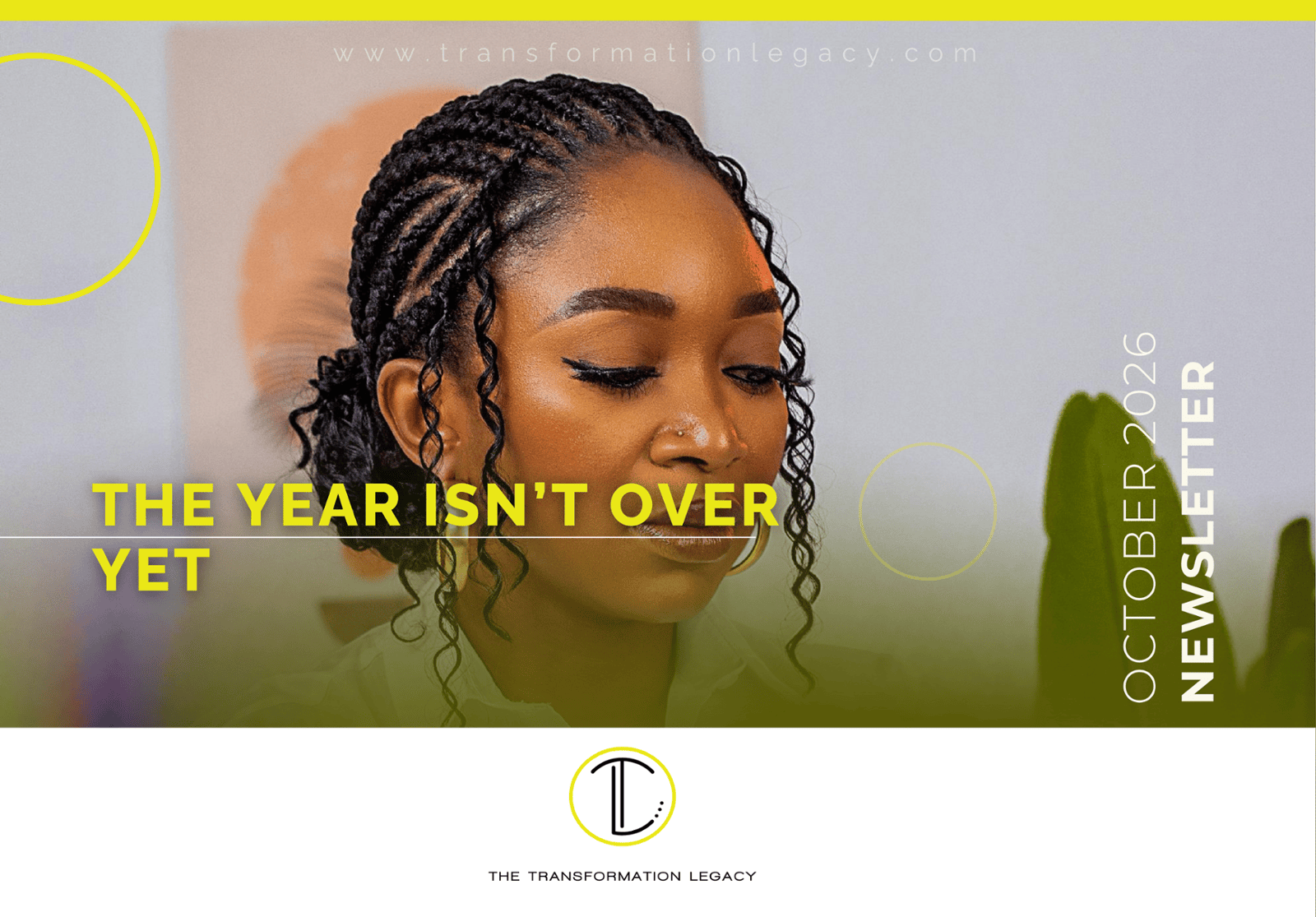 The Transformation Legacy Newsletter October 2026